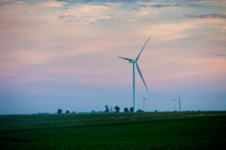 Windfarm in Iowa