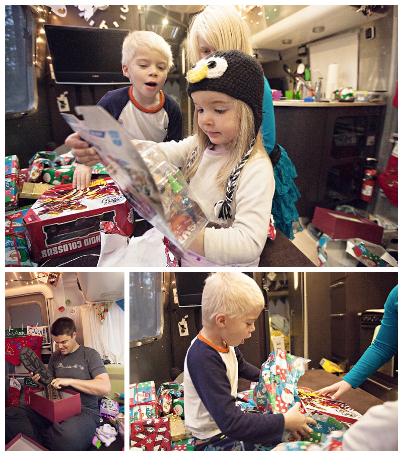 Christmas morning in an Airstream 2