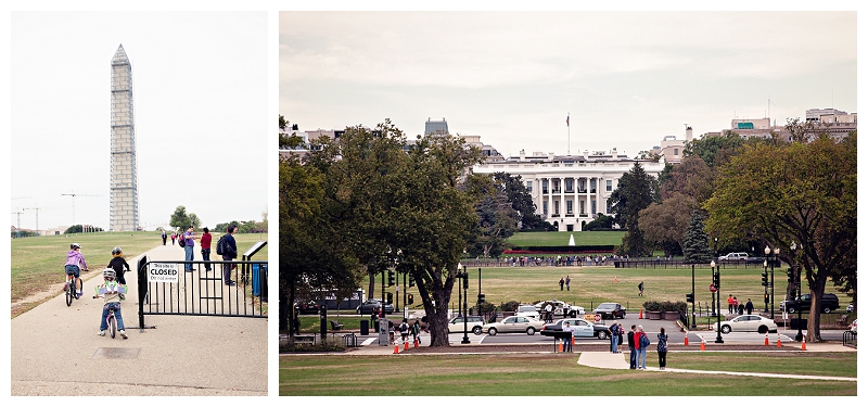 Washington Monument and White House