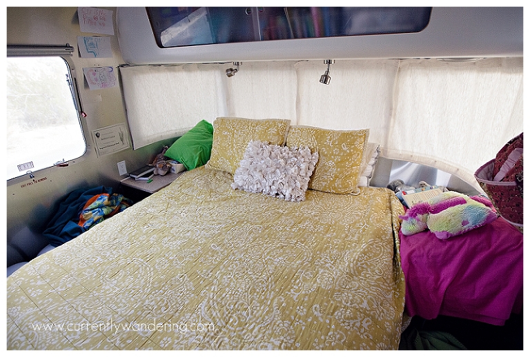 BEFORE Image I Queen to Twin Airstream Bedroom Remodel