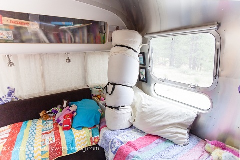 AFTER Image I Queen to Twin Airstream Bedroom Remodel