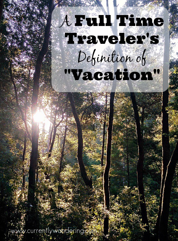 vacation trip define