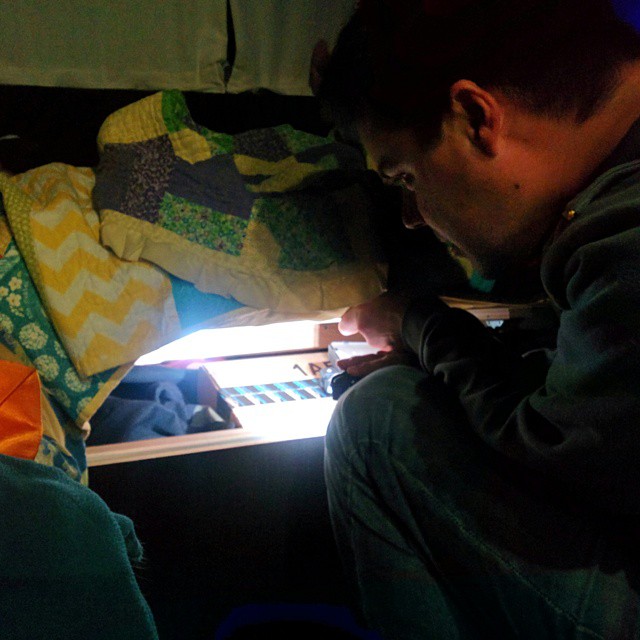 1010pm @telegramsam looks outside, sees the brilliant sky and decides we need to do some night photography. Problem is, my LED panels to light the rocks are underneath our sleeping child. Good thing she rarely wakes up.