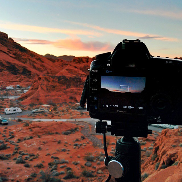 450pm Attempted a sunset shot with the big camera and tripod. Learned I really just need to hang out with @thejarvie or @sethkhughes and get some pointers.