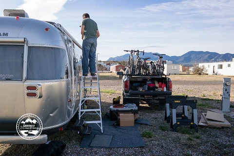 Power Upgrade on our Airstream! Read Part I about mounting the solar panels on the roof!!