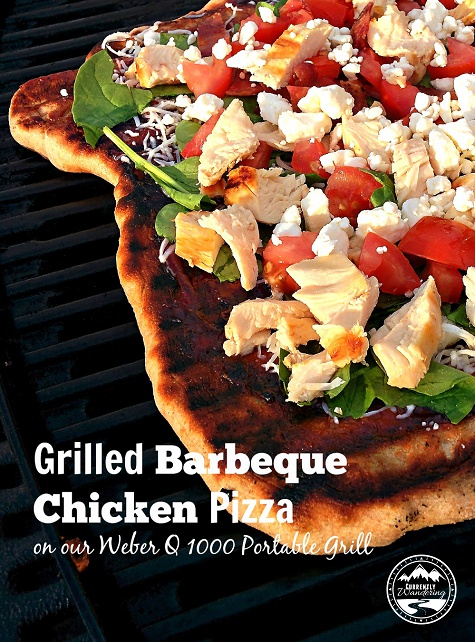 Grilled Chicken BBQ Pizza is super easy and one of our favorites!