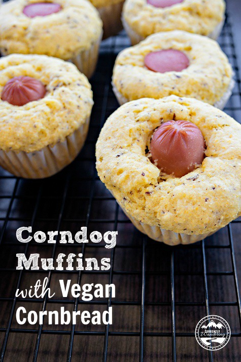 Corndog Muffins are a great way to spice up lunch for your kids.