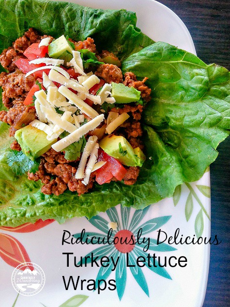 Ridiculously delicious, healthy turkey lettuce wraps. Great for 21DayFix!