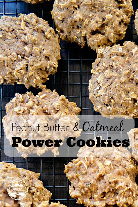 Peanut Butter and Oatmeal Power Cookies