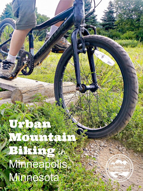 Urban Mountain Biking in Minneapolis was surprisingly awesome. The scoop on the parks we checked out and what we loved!