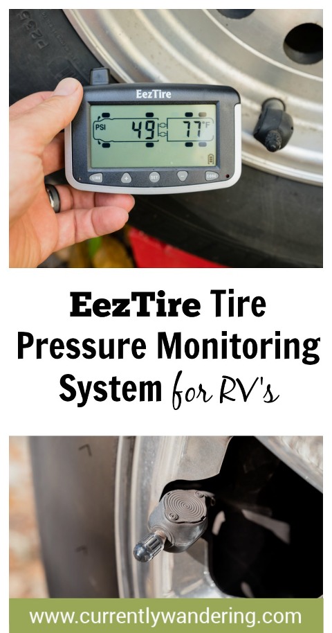 Worried about a tire blowing out? The EezTire Pressure Monitoring system is easy to install and use. Check out our post for details!