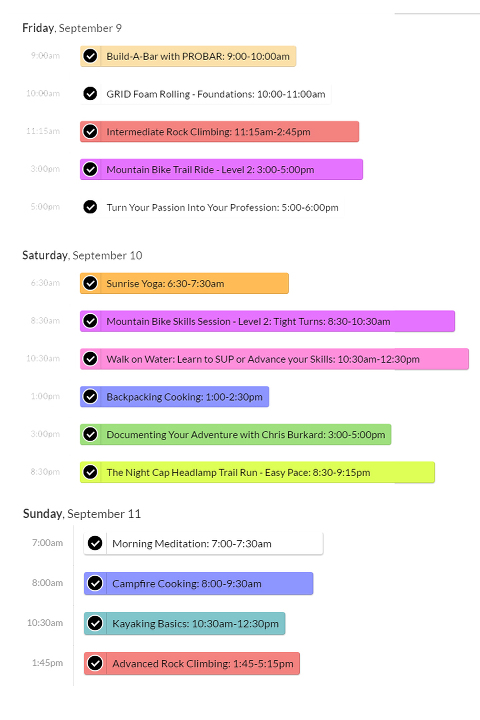 outessa-3-day-schedule