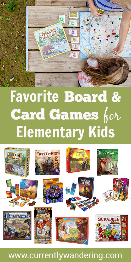 Our Favorite Board & Card Games for Elementary Kids - Currently Wandering